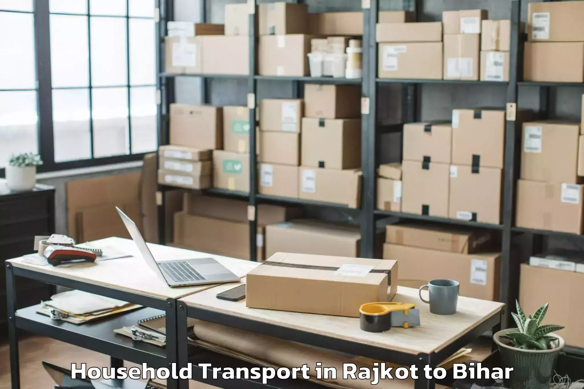 Trusted Rajkot to Barauni Household Transport